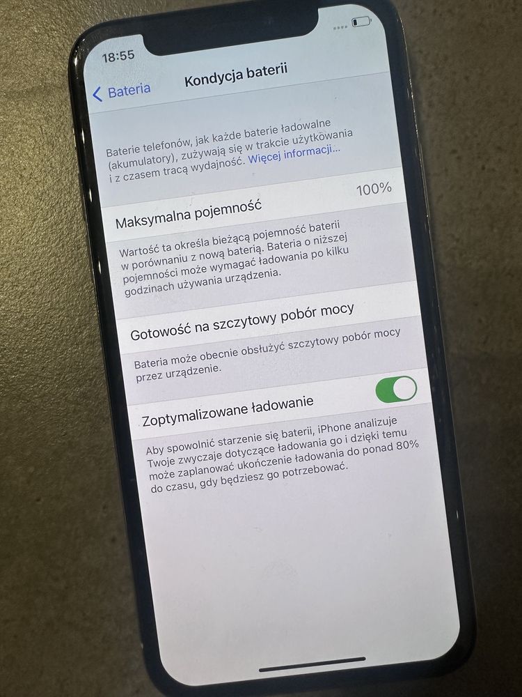 Iphone apple X 256 NOWA BATERIA 100 % jak nowy