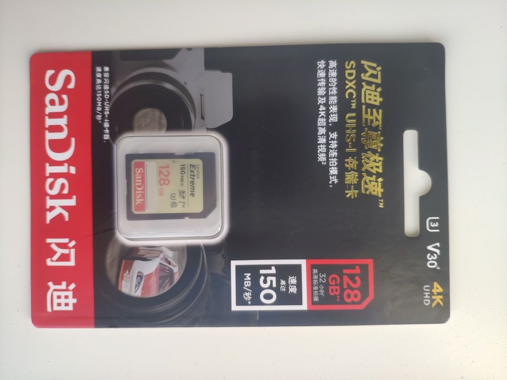 Продам карту памяти SanDisk 128GB