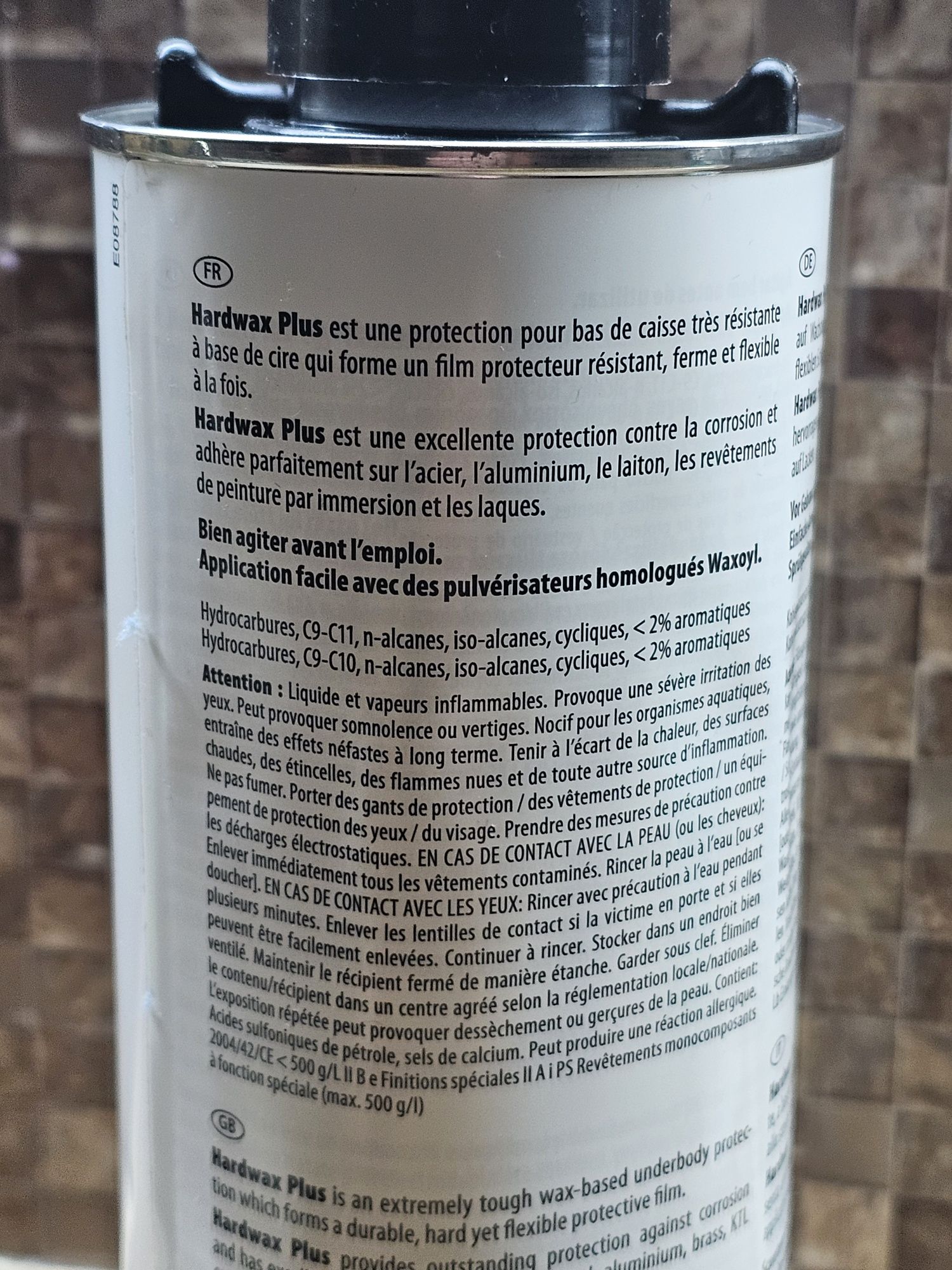 Waxoyl Hardwax Plus Preparat do konserwacji podwozia 1L