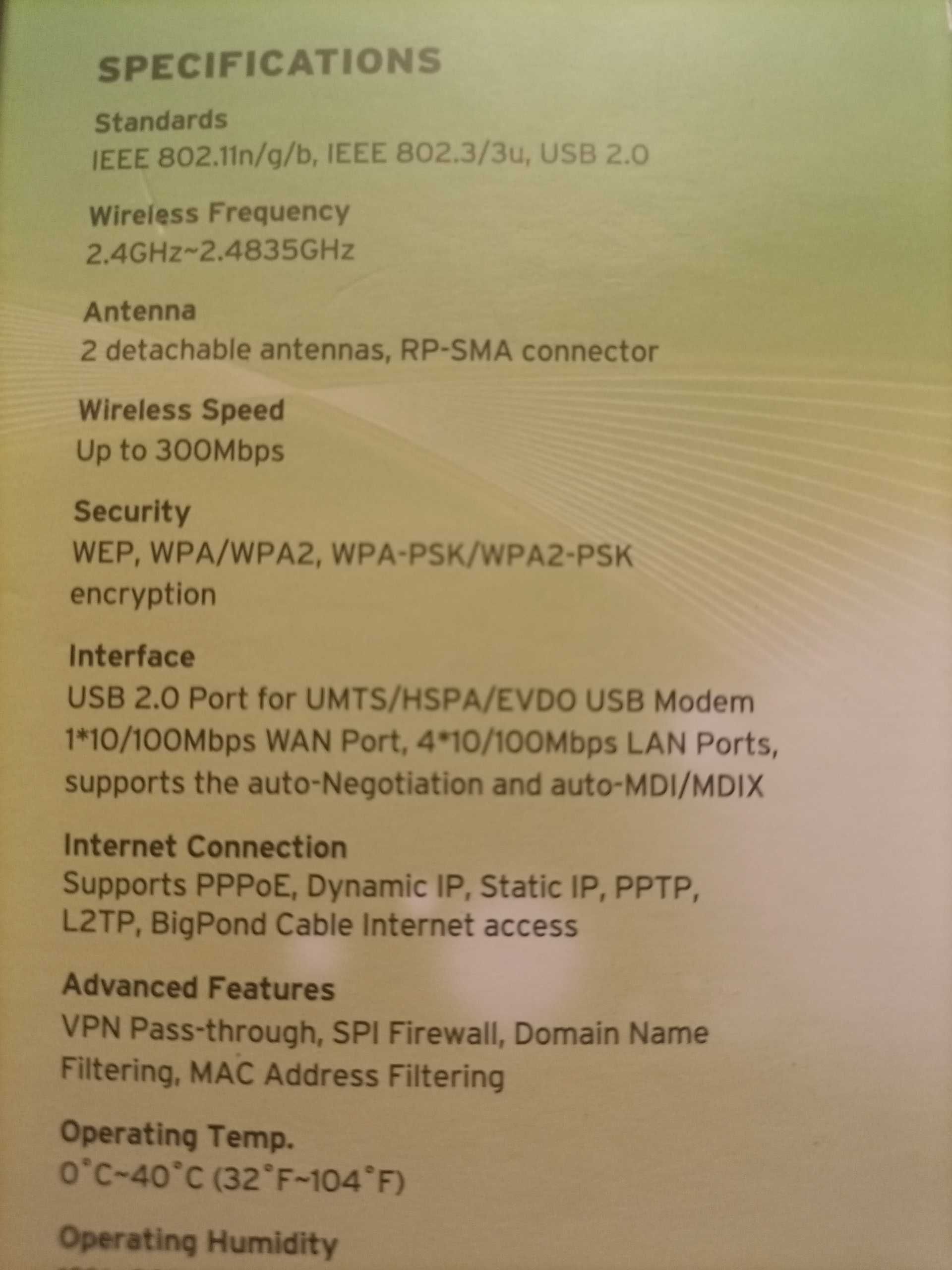 Router Wifi z pudełkiem