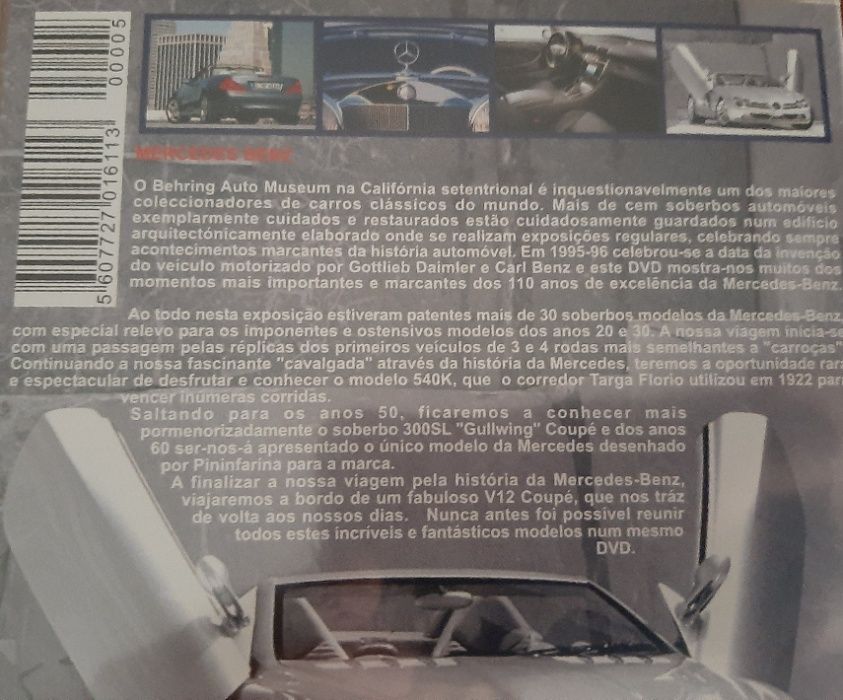 DVD "Grandes Marcas do Mundo Automóvel - Mercedes Benz"