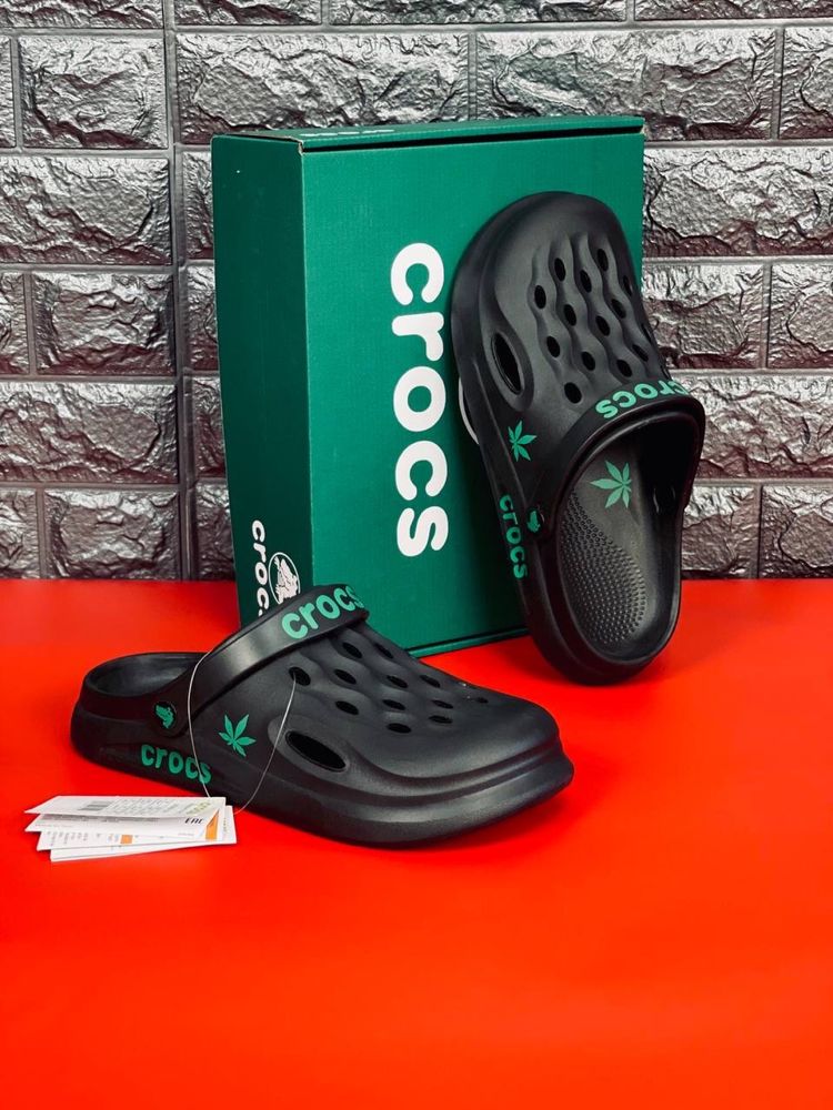 Шлепанцы мужские Crocs Hemp Clog удобные мягкие сабо кроксы 36-46
