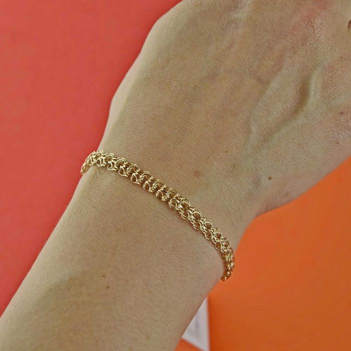 Золотий браслет  17 см Золотой браслет