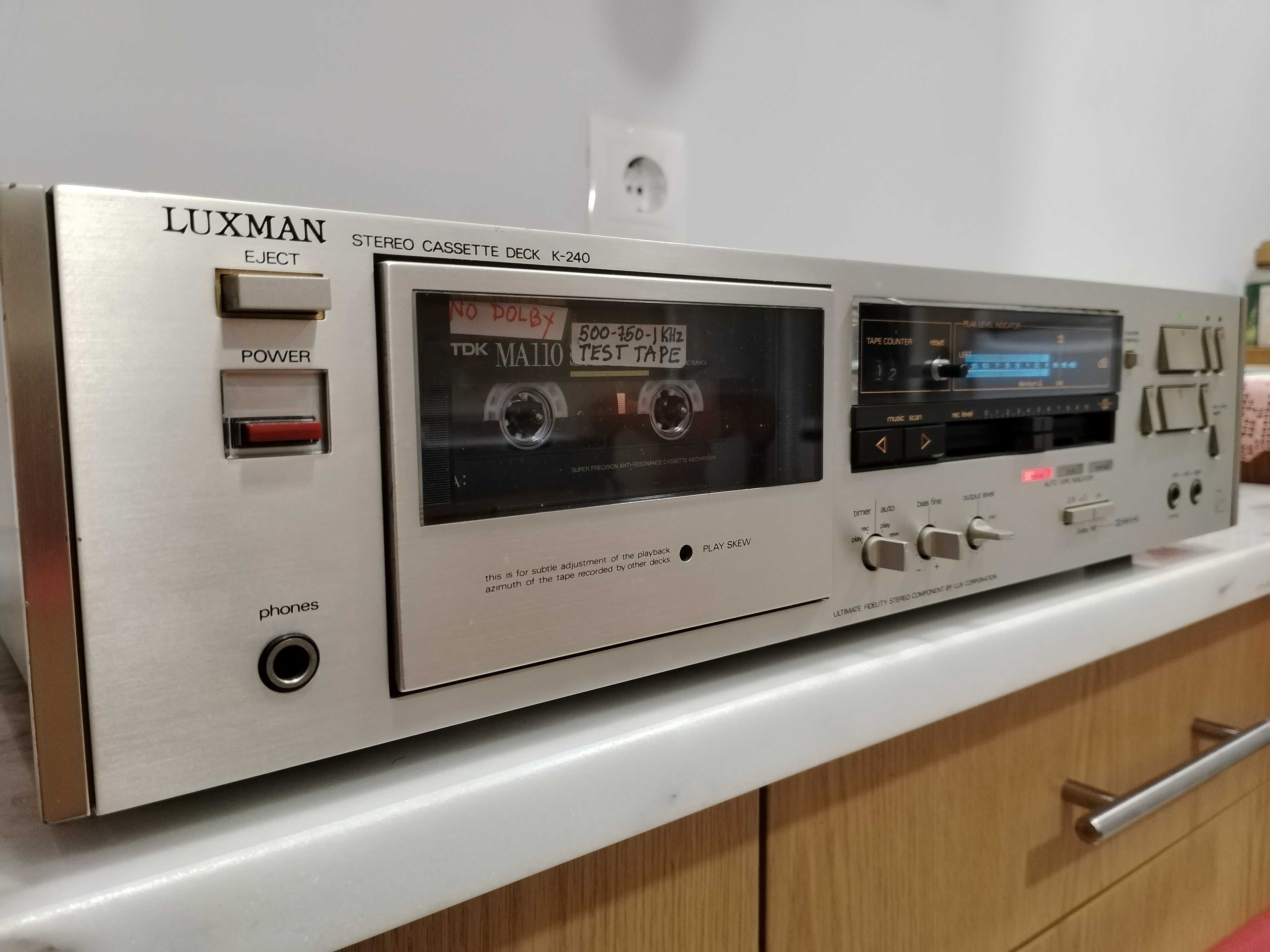 LUXMAN leitor de Cassette K240