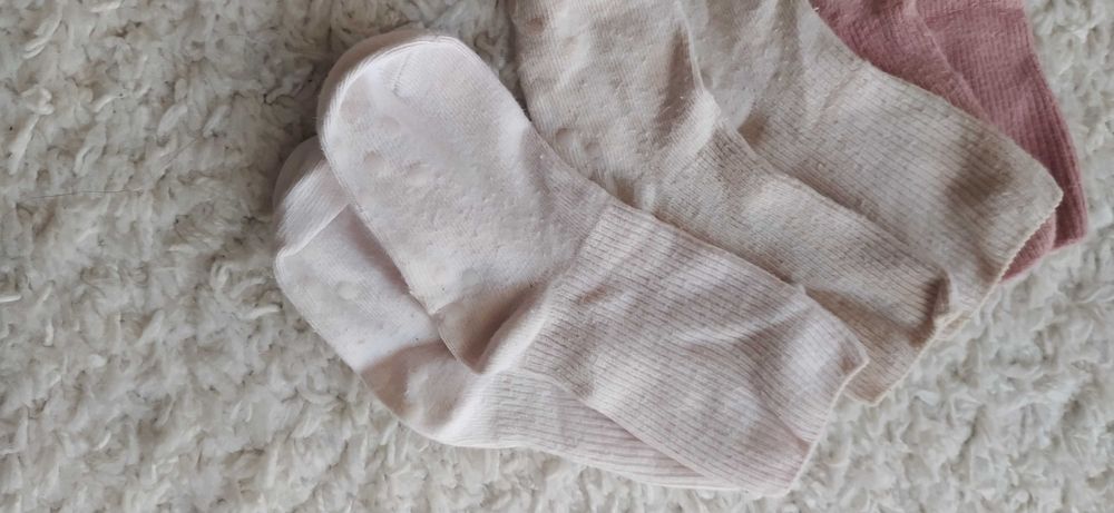 3 pary skarpetek dziewczęcych C&A H&M r. 16-18