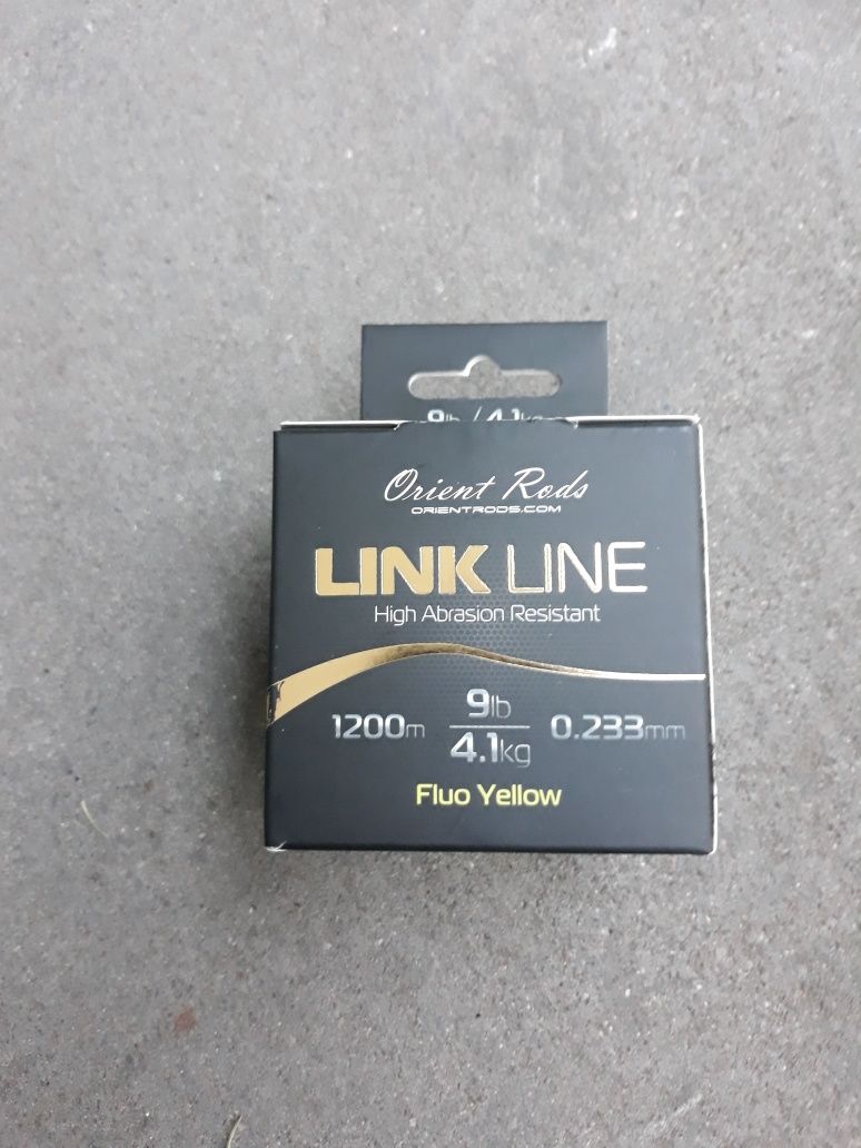 Żyłka karpiowa Orient Rods Line Fluo Yellow 0.233, mm , 1200 m, 9 lb