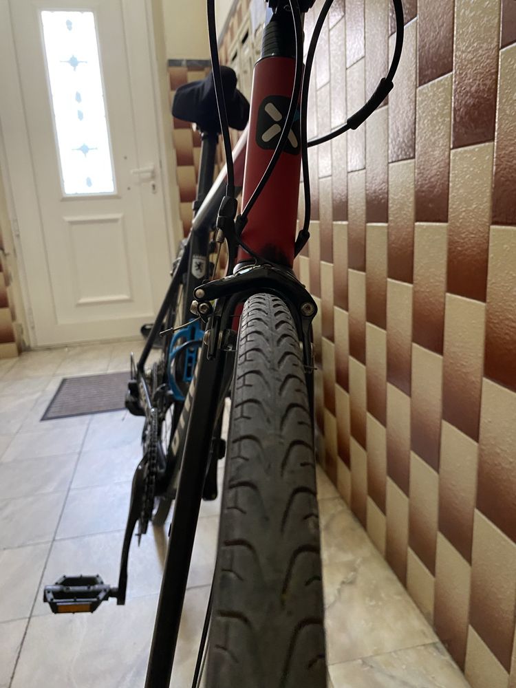 Bicicleta estrada Triban 520 FB 9 velocidades