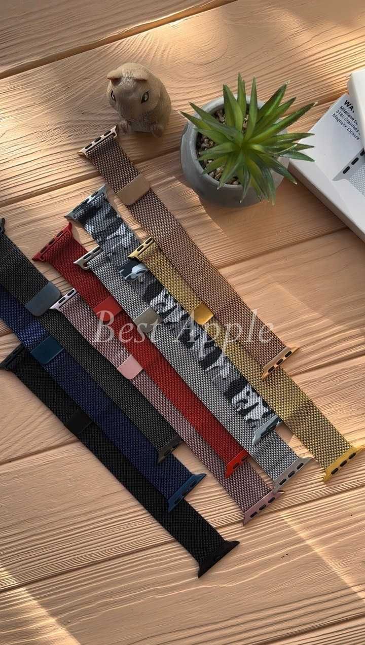 Стальной ремешок 38,42mm Миланская петля(Milanese Loop) для AppleWATCH
