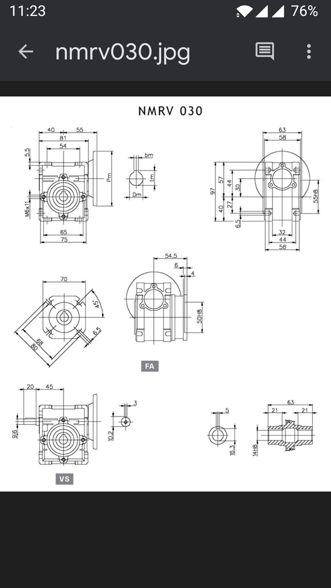 Редуктор черв'ячний RDVM 030 ( NMRV CMRV PMRV )