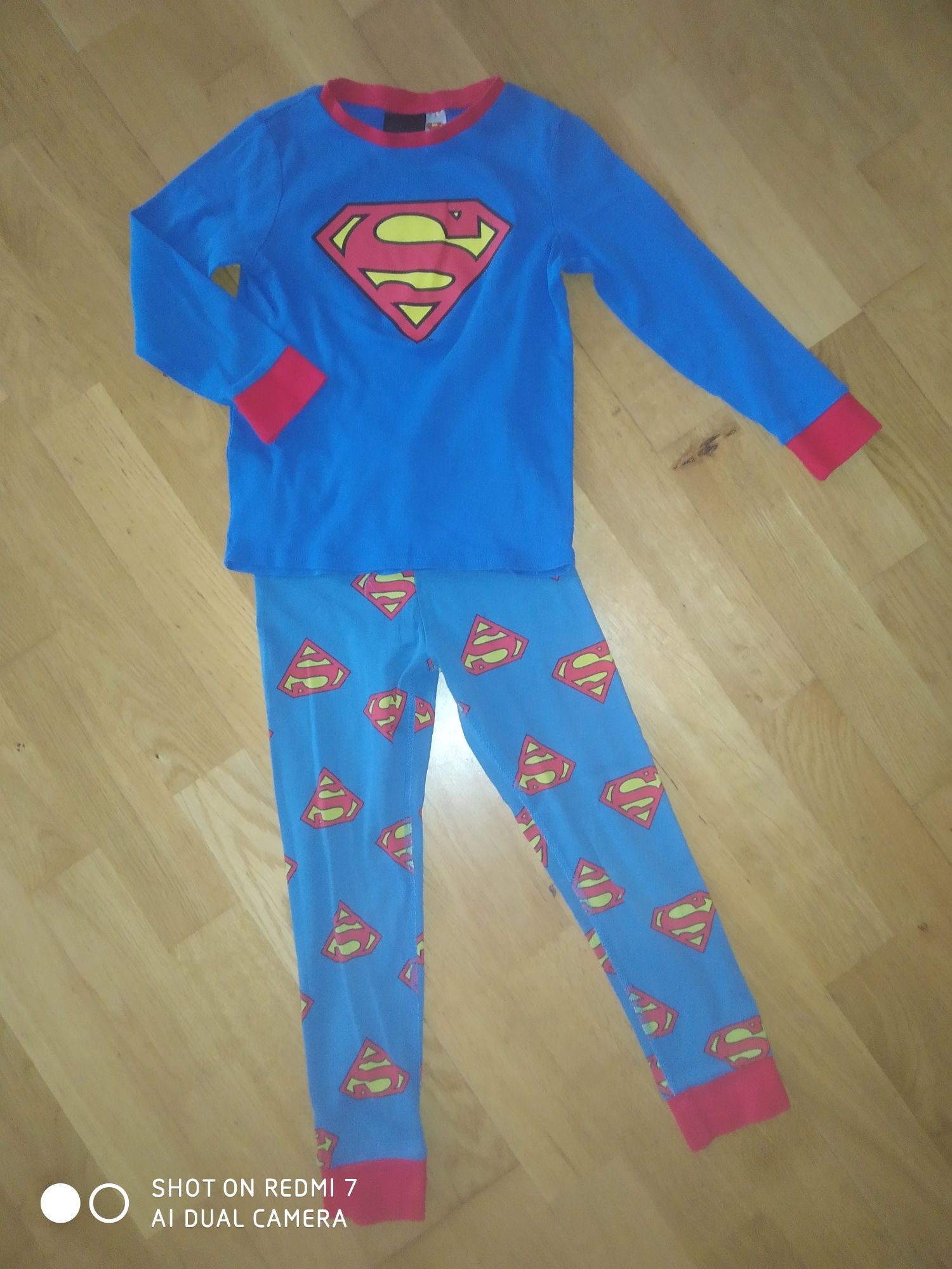 Піжама супермен 4-6років, 110-116см
