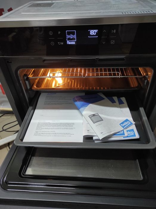 2в1 духовка микроволновка Beko