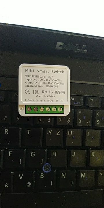 Розумний вимикач реле WiFi smart switch 16A,