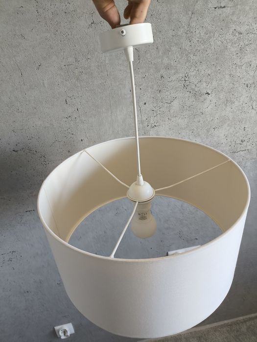 Lampa wisząca materiałowa kinkiet lampka