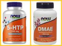 Амінокислота NOW 5-HTP,Нейромедіатор DMAE