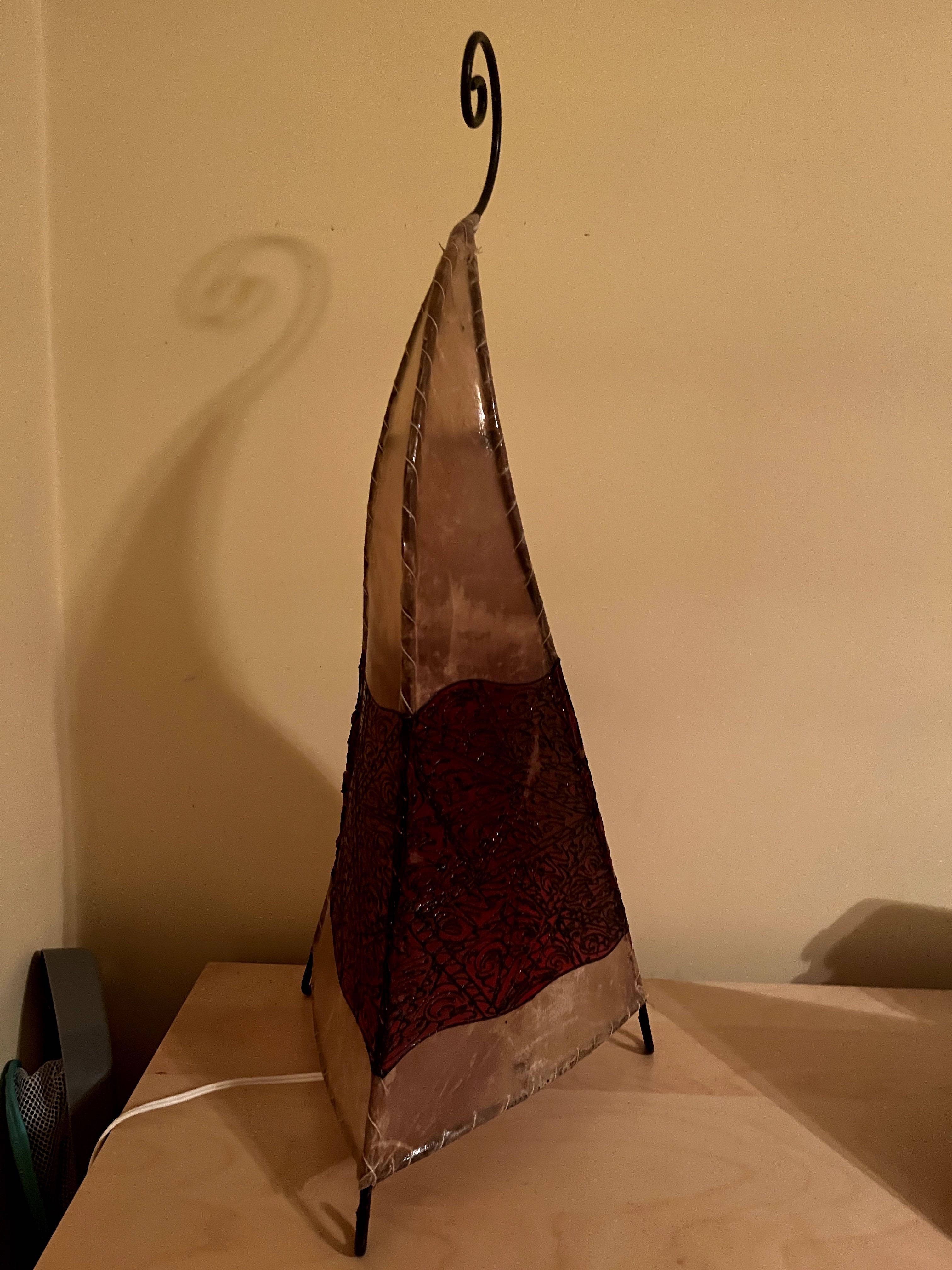 Lampa ze skory (z Egiptu)