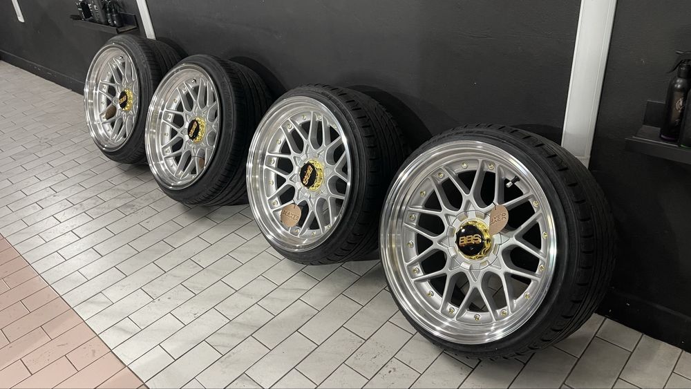 Jantes estilo BBS RS ii 18” 5x112 e 5x120