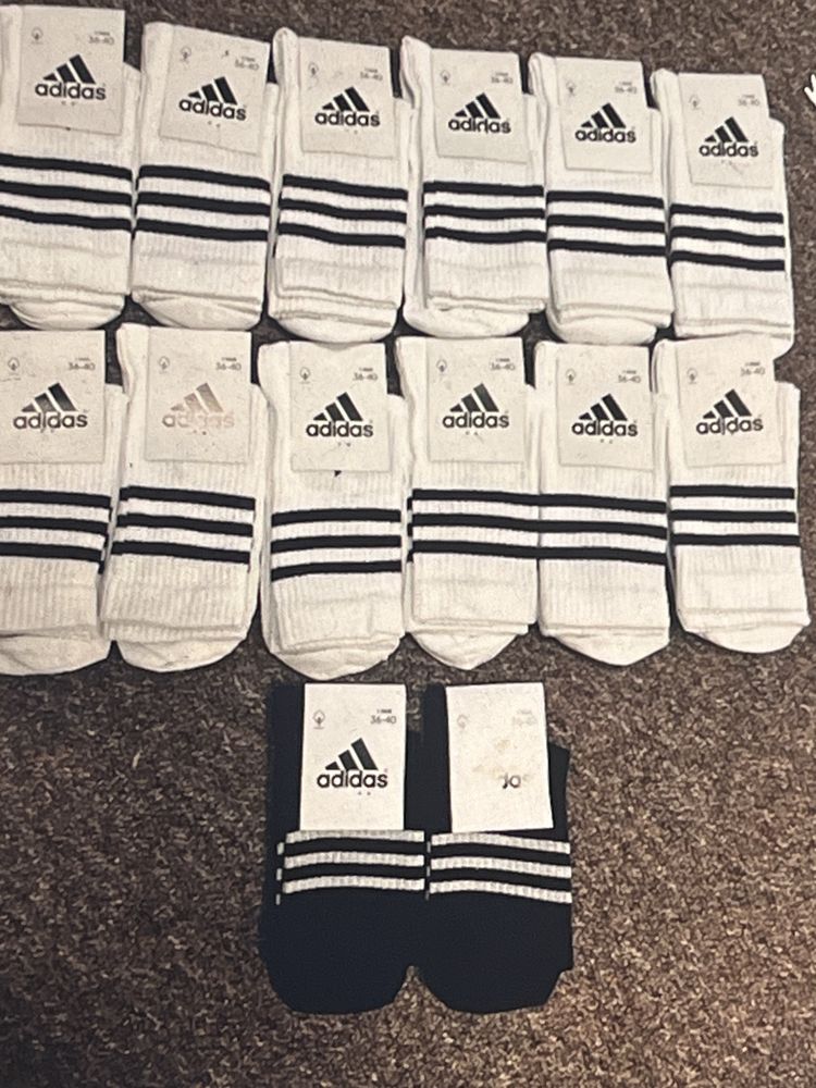 Skarpetki Adidas 12 par + 2 pary gratis