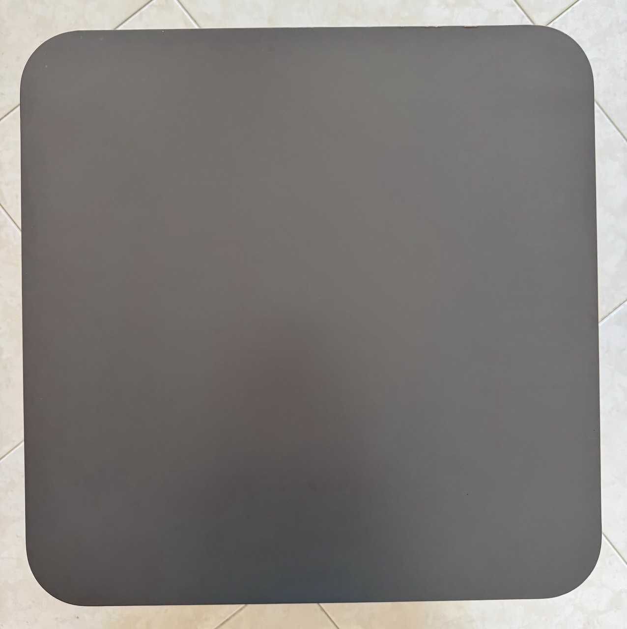 Mesa de apoio com rodízios IKEA TINGBY, cinz, 50x50 cm