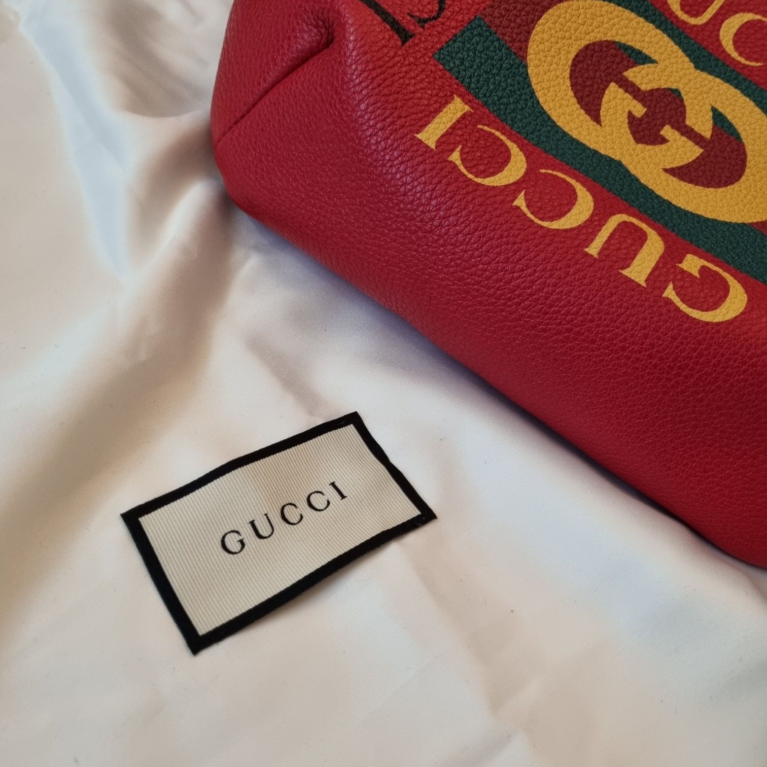 Gucci red bag nowa oryginalna nerka torebka torba