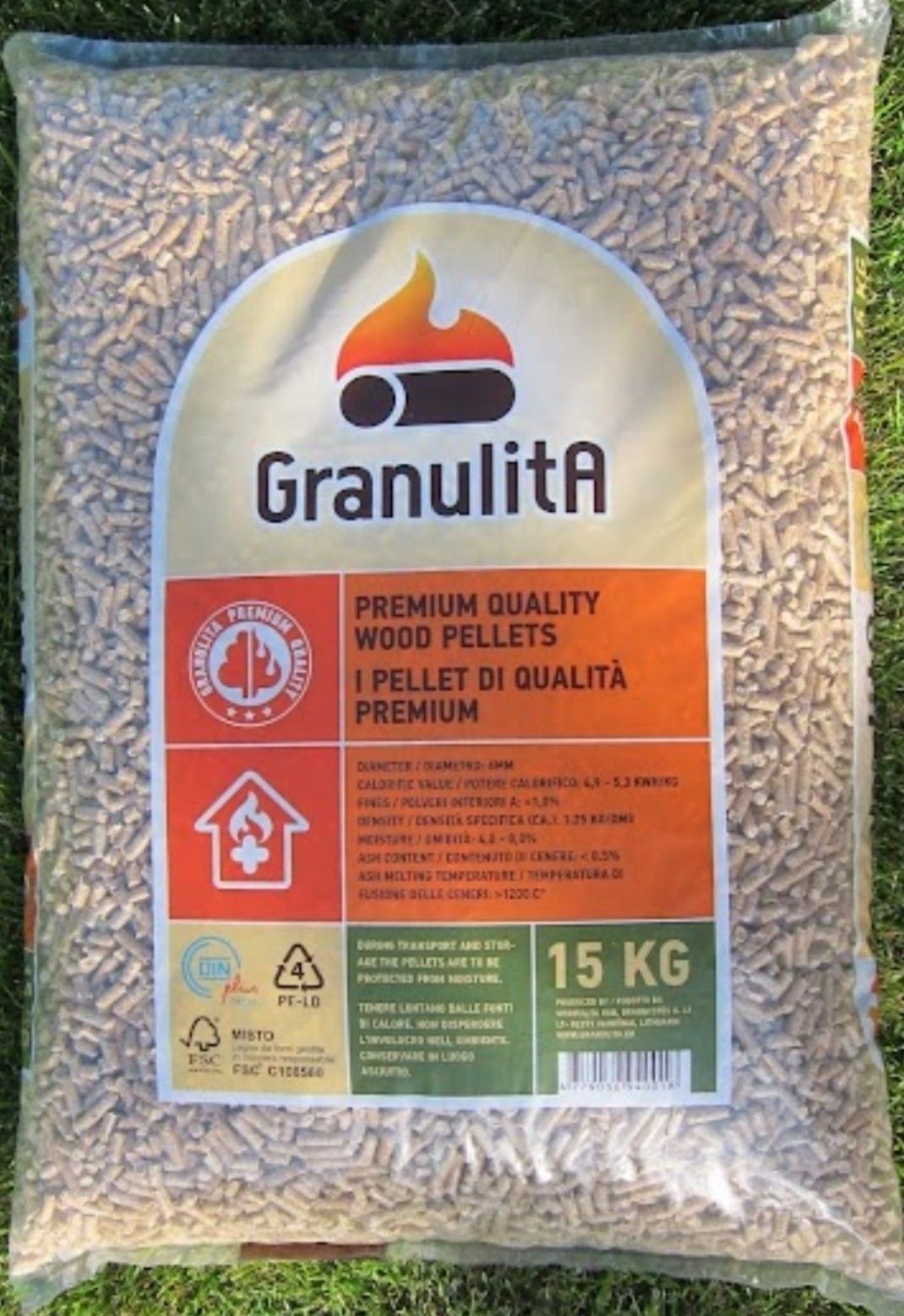 Pellet premium a1 6mm z certyfikatem EN plus