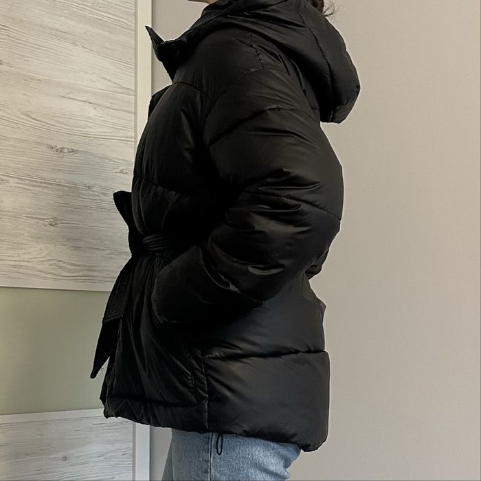 Пуховик пояс бренд Linel плащова водовідштовхувальна тканина аеро пух