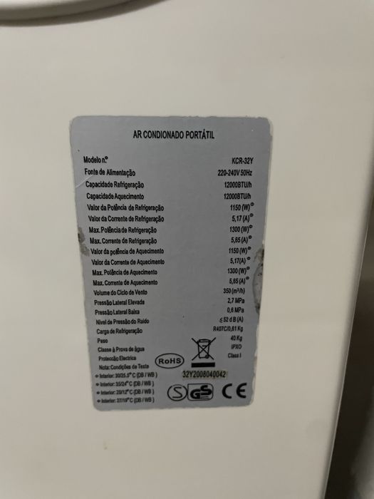 Ar condicionado portátil