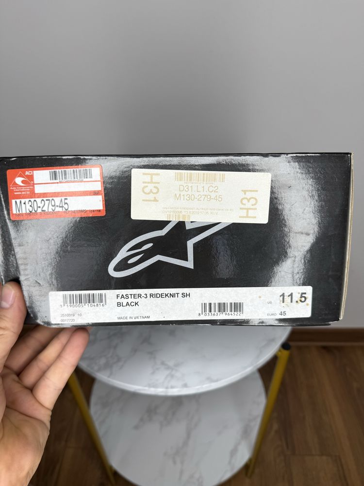 Nowe Niskie Krótkiw Buty Motocyklowe Alpinestars 45 Faster 3 Rideknit