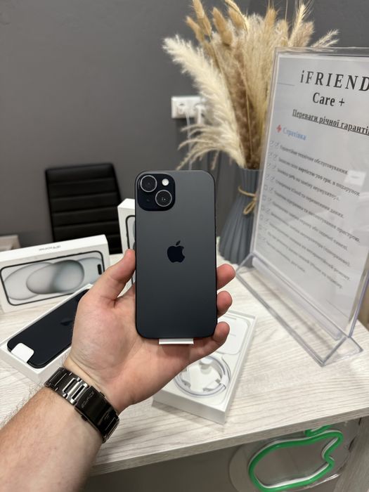 New open/box iphone 15 black 128gb black