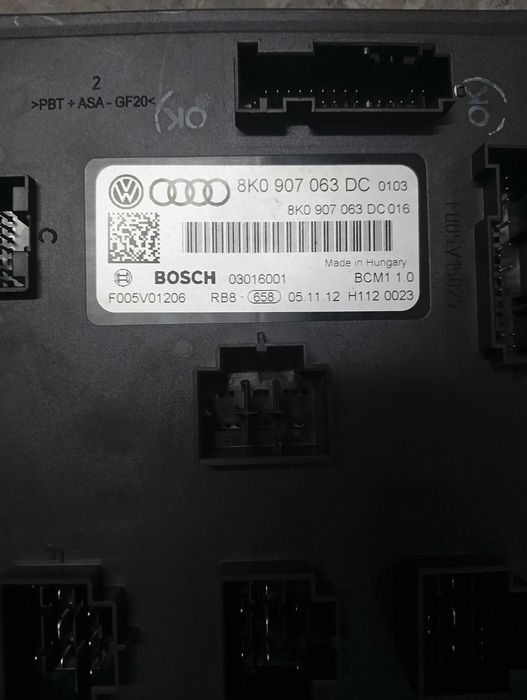 kit centralina motor 2.0 tdi audi a4 8k2