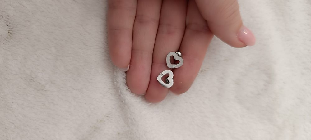 Brincos aço inoxidável Stone by stone