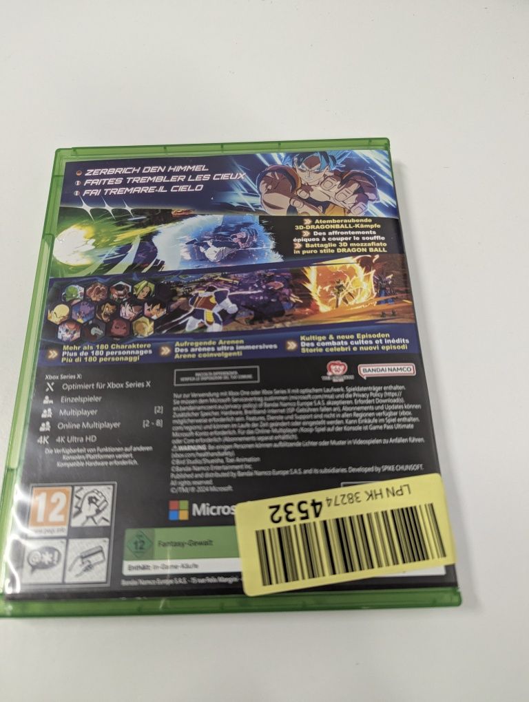 Gra Dragonball Sparking Zero Xbox Series X (Siedlce)