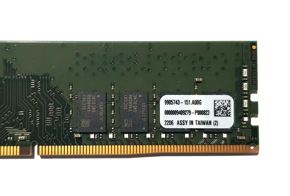 Kingston 8GB DDR4 Memory Module 3200 MHz DIMM KVR32N22S8/8