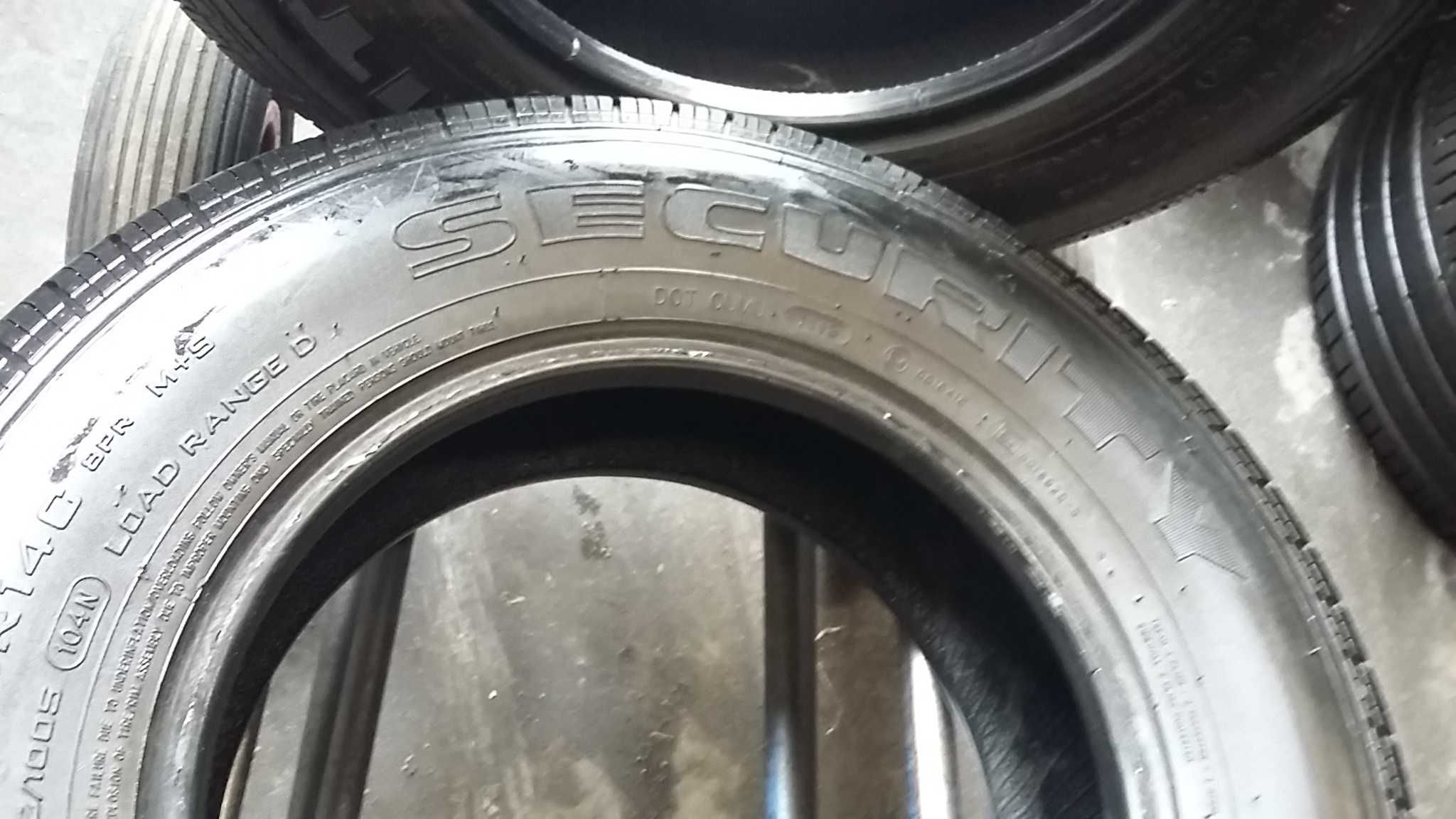 opony dostawcze 185R14C 102/100S Security stan bdb używane