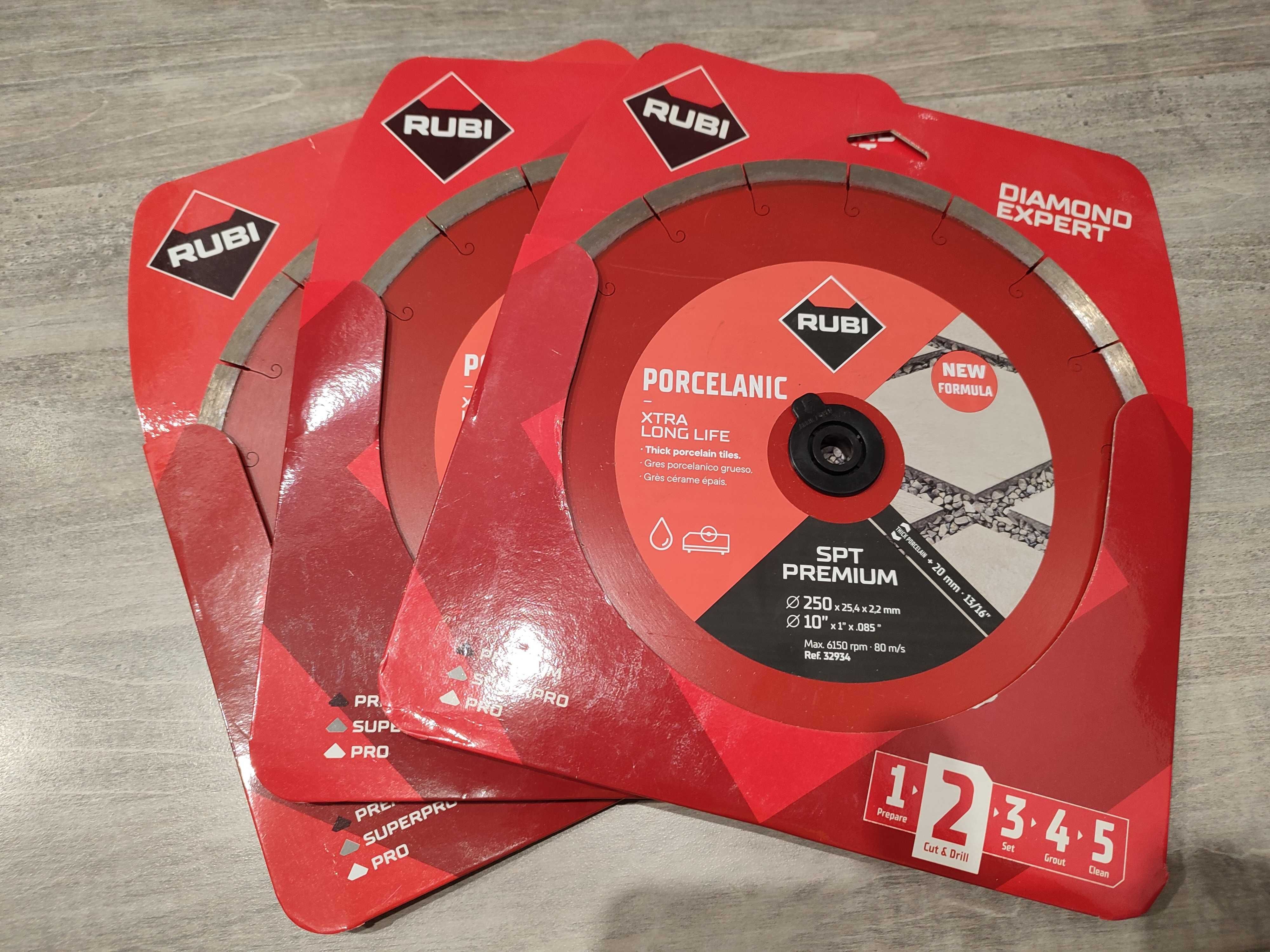 RUBI Tarcza diamentowa SPT 250 PREMIUM 250mm gres NOWA dostępne 3szt.