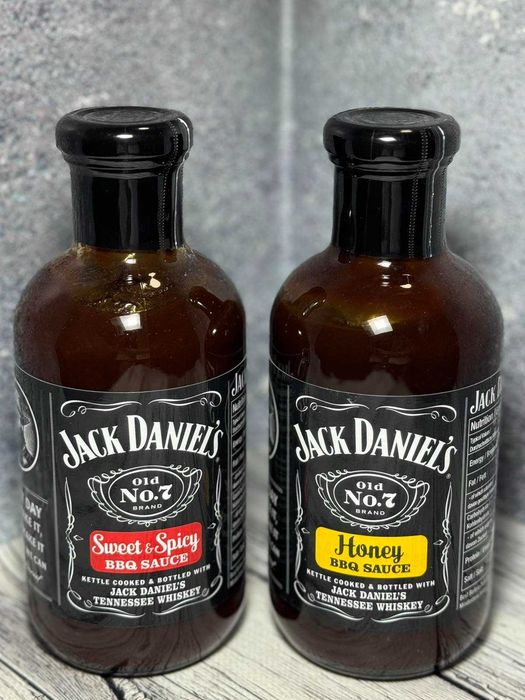 Соус до мяса Jack Daniels 473 мл/533 г,2 смаки