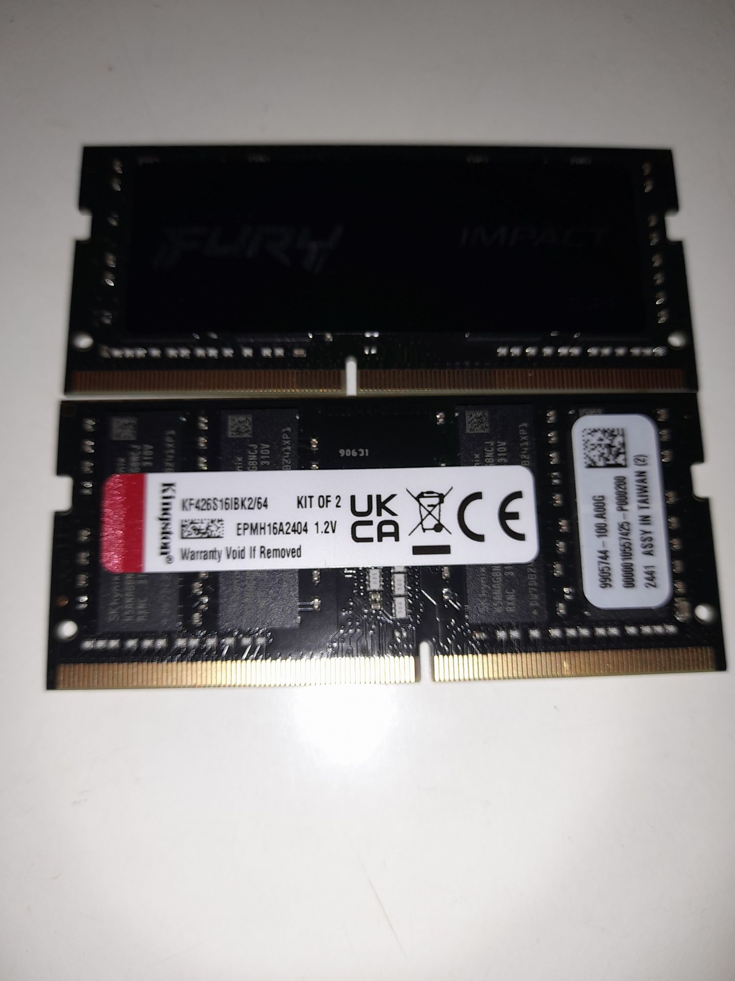 DDR4, 2x32gb Kingston FURY gamingowa