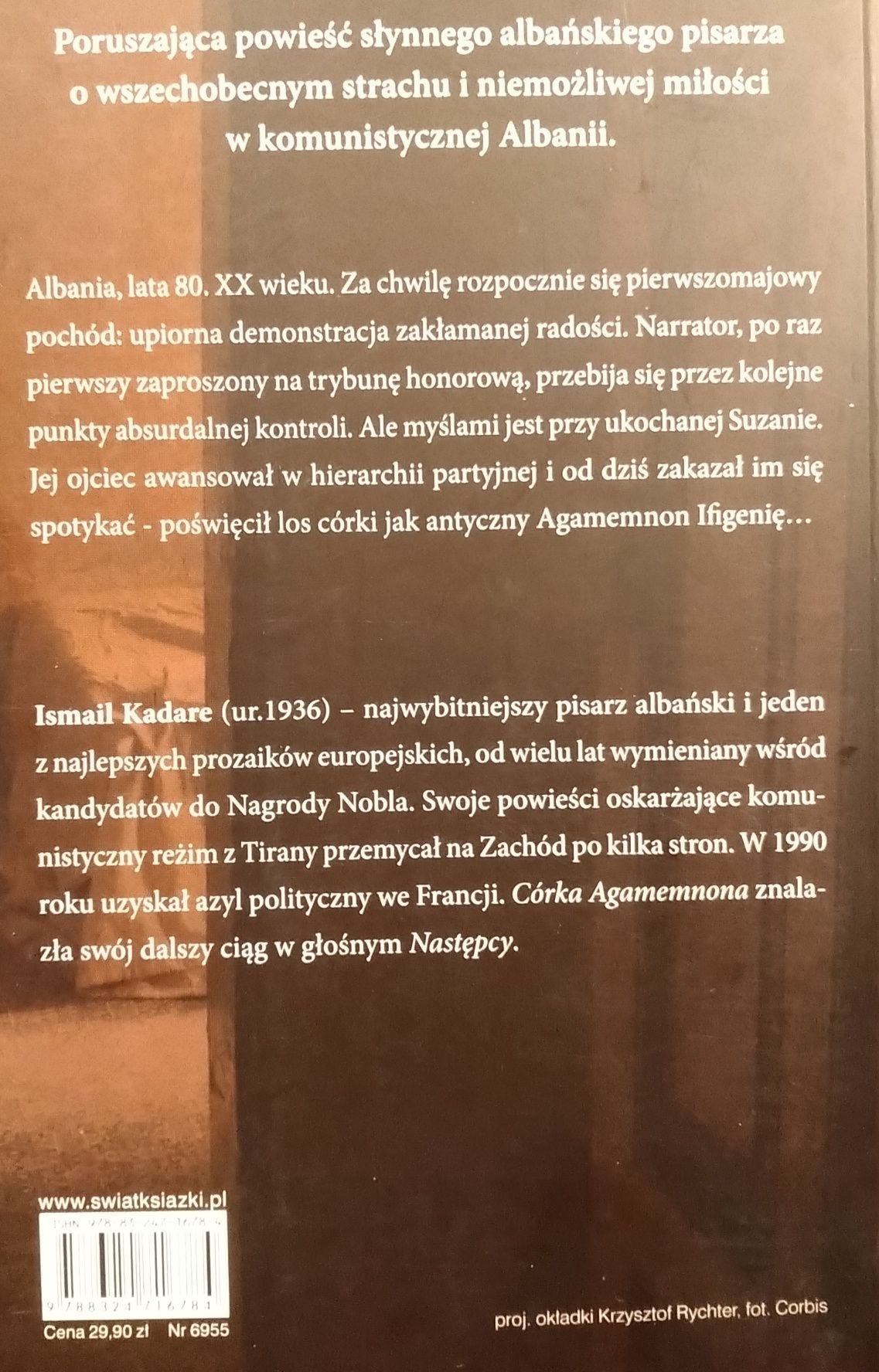Córka Agamemnona. Ismail Kadare.
