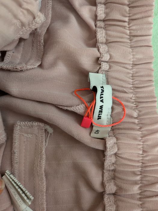 Tally Wejil spodnie pudrowy różowy 40 L gumka