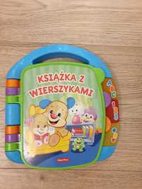 Książka z wierszykami Fisher Price