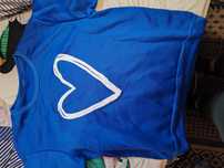 Bluza niebieska damska