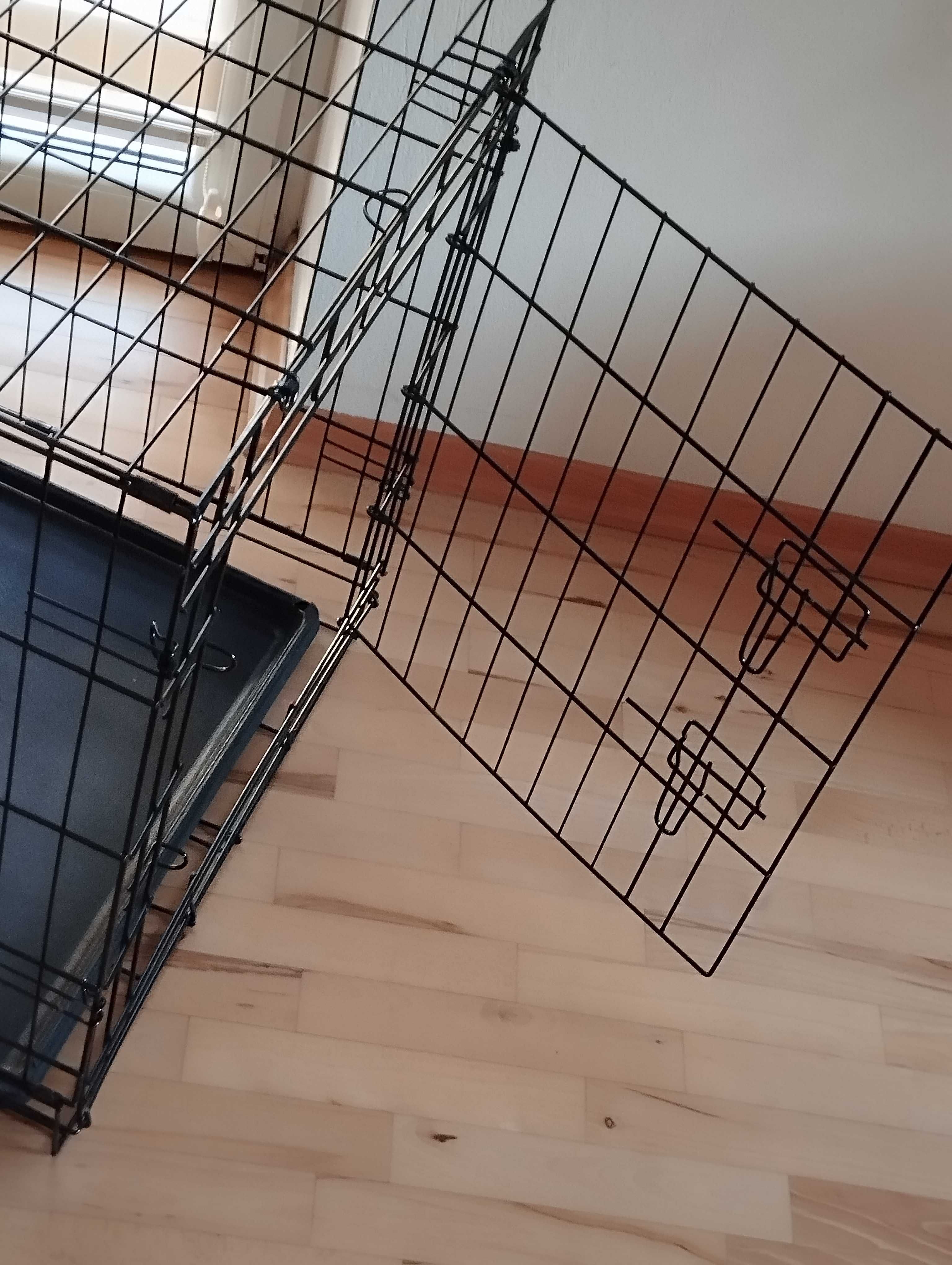 Metalowa klatka transportowa dla zwierząt / duży KOJEC XL  91x62x65