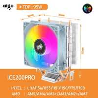 процесорний кулер Aigo Ice200PRO з підсвіткою RGB Intel/AMD 1700