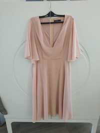 Vestido midi, cor-de-rosa, n 38 Marca: Boohoo_Muito elegante