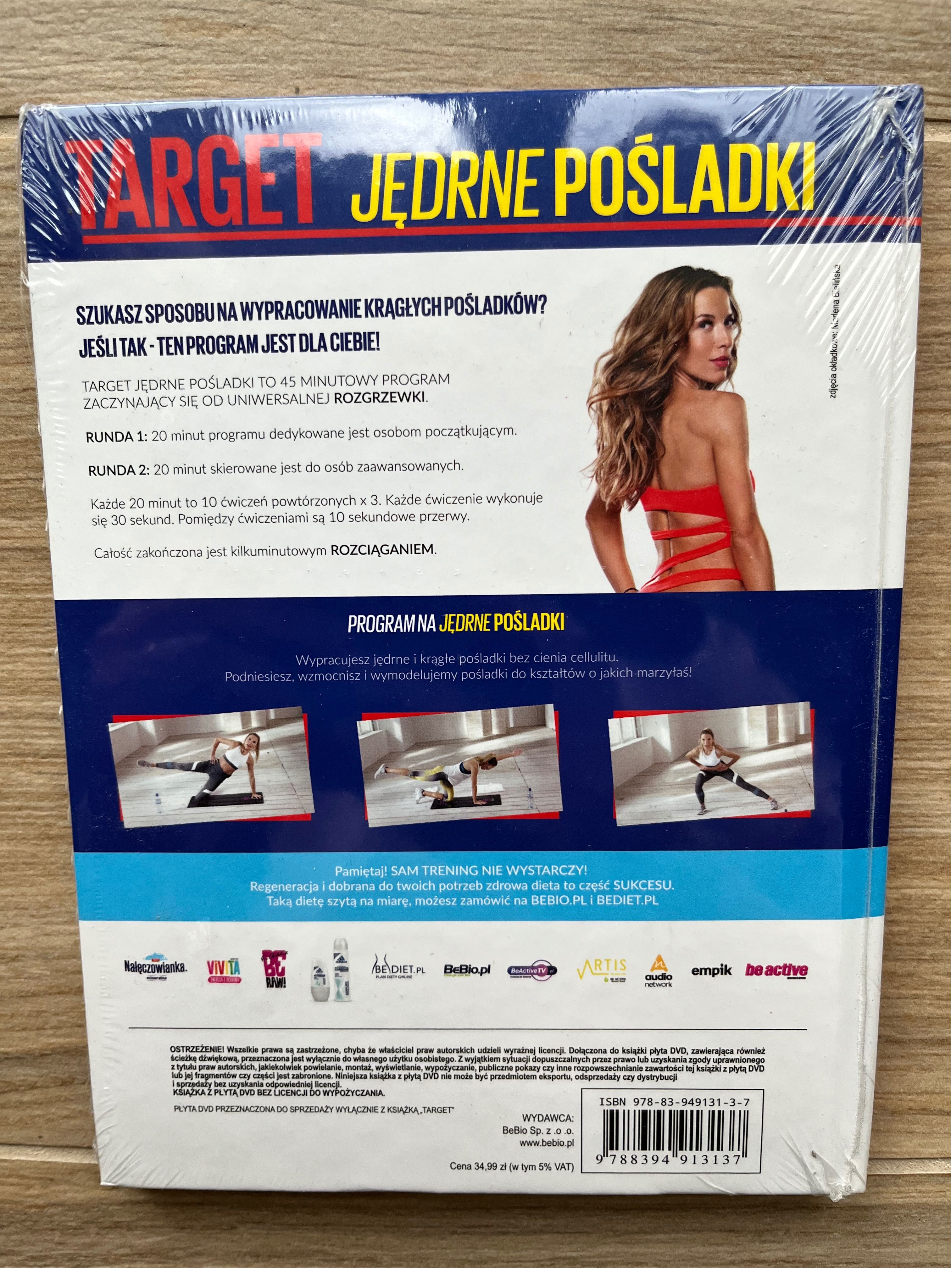 Ewa Chodakowska „Target Jędrne Pośladki” – Nowe, Zafoliowane DVD