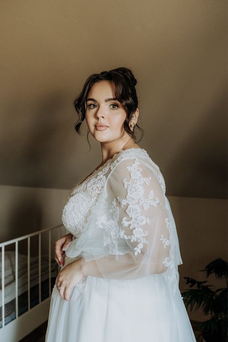 Suknia ślubna boho/rustykalna