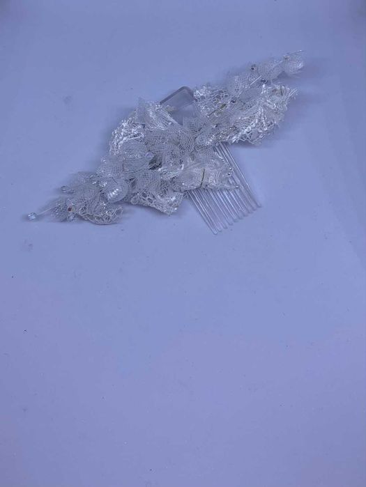 nowa kryształowa gałązka ślubna grzebyk średnia ozdoba boho romantyk