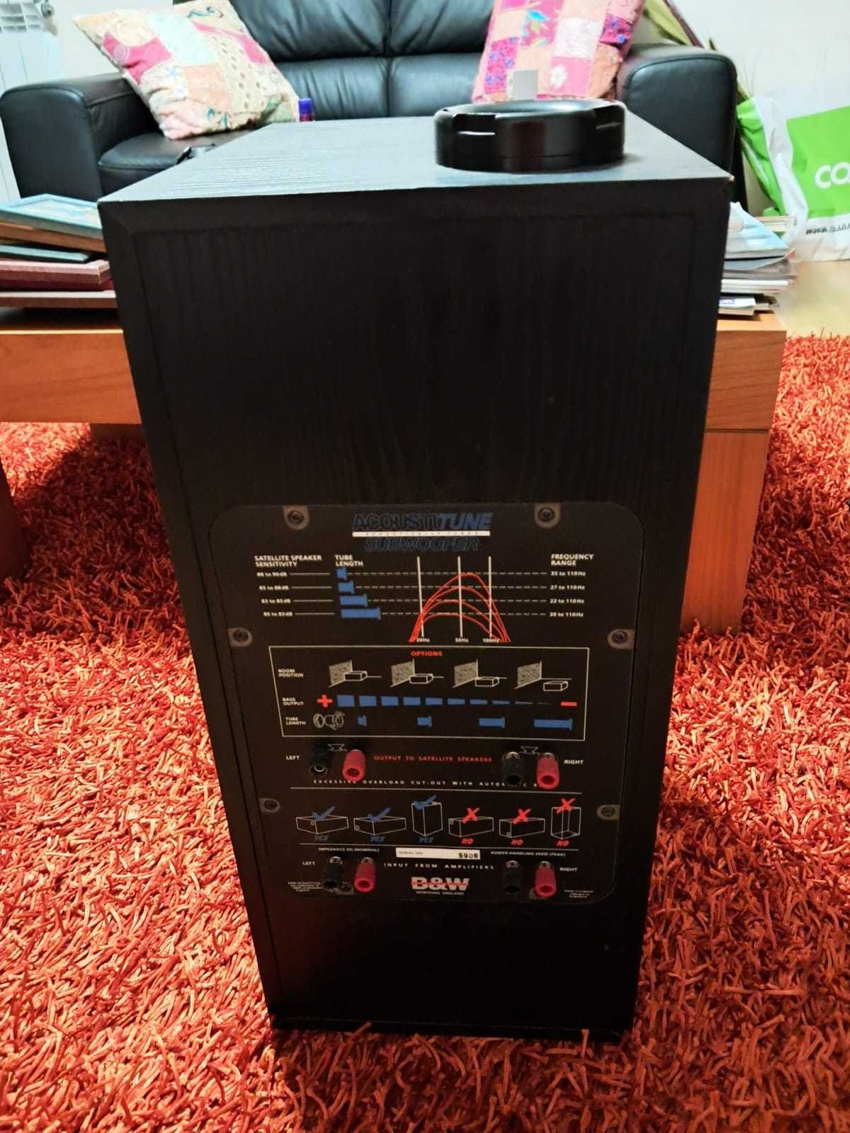 Subwoofer B&W Acoustitune como novo