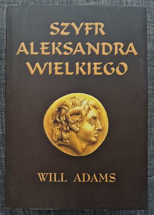 Antyczna moneta UNIT - Aleksander Wielki - grading NGC + książka Szyfr