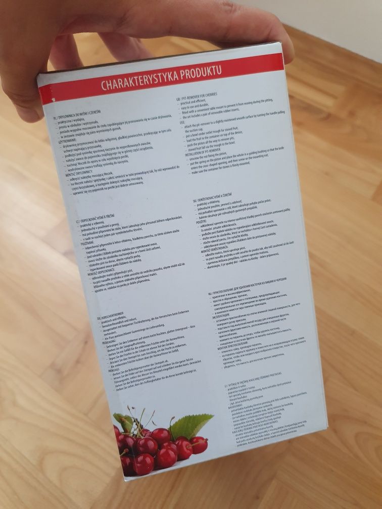 Nowa drylownica do wisni i oliwek Florina