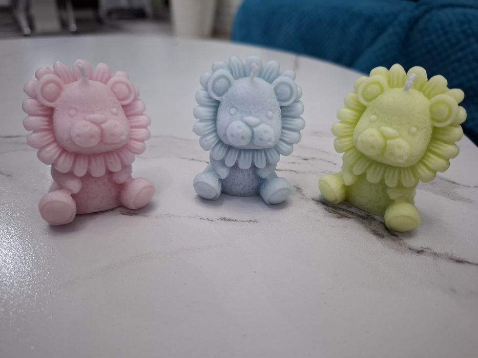 Podziękowania dla gości świeczki chrzest urodziny komunia roczek